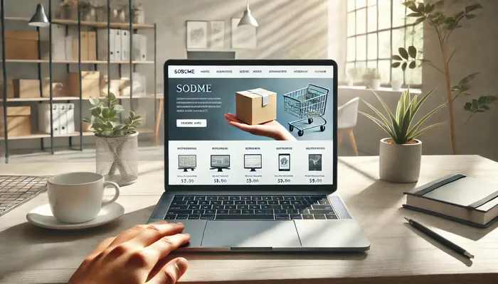 tela de site e-commerce, mostrando técnicas de vendas online para e-commerce.
