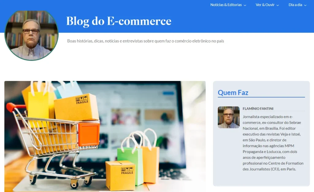 blog do e-commerce estadão, home.